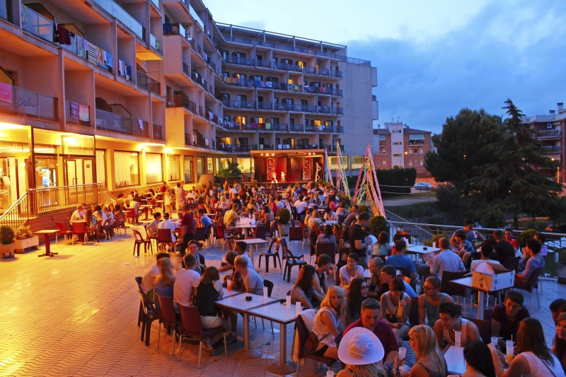 Hotel Samba Lloret de mar Außen Terrasse