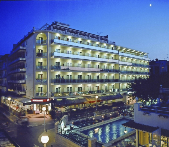 Hotel Maria del mar Lloret de mar Außenansicht Nacht