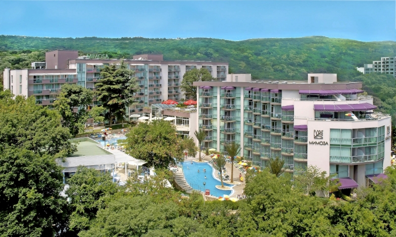 Hotel Mimosa Goldstrand Luftbild