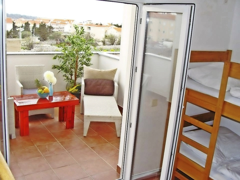 Moon Rocks Hostel Novalja Balkon