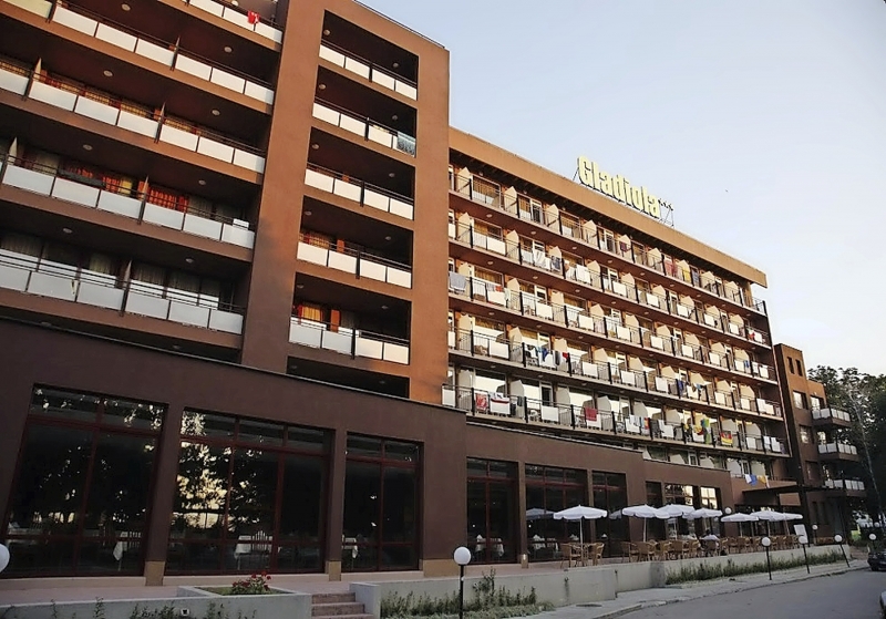 Hotel Gladiola Goldstrand Außenansicht Tag