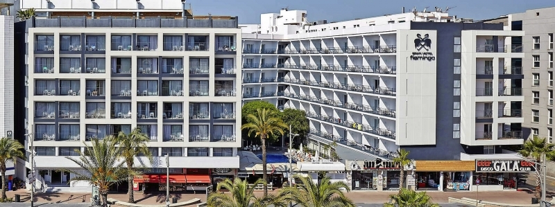Hotel Flamingo Lloret de mar Außenansicht Tag