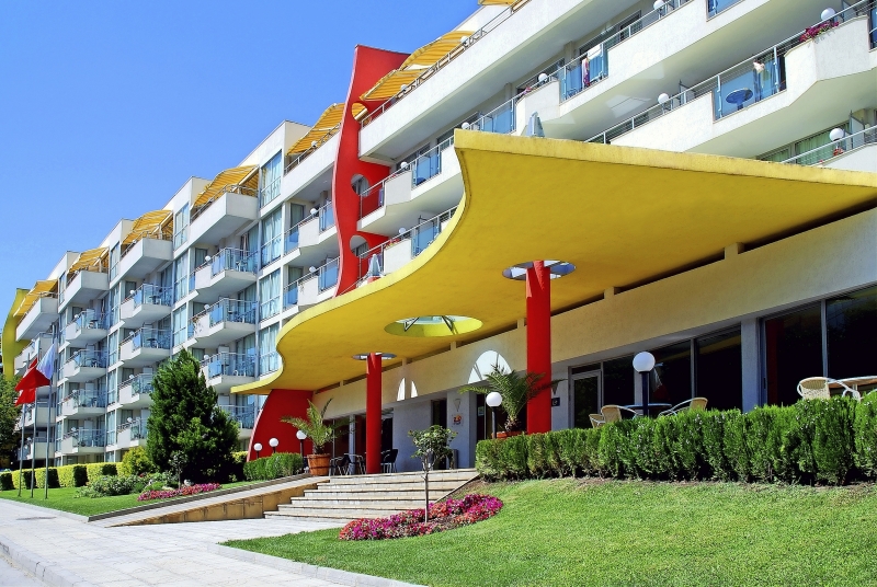 Hotel Excelsior Goldstrand Party Eingang Außen