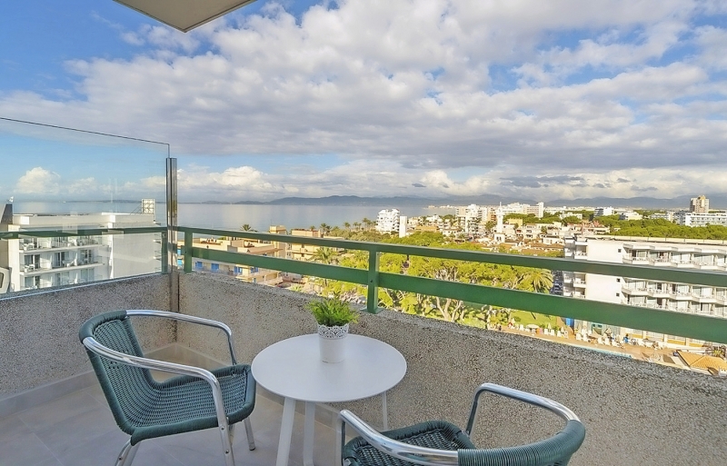 Hotel Niagara Mallorca Balkon Strand
