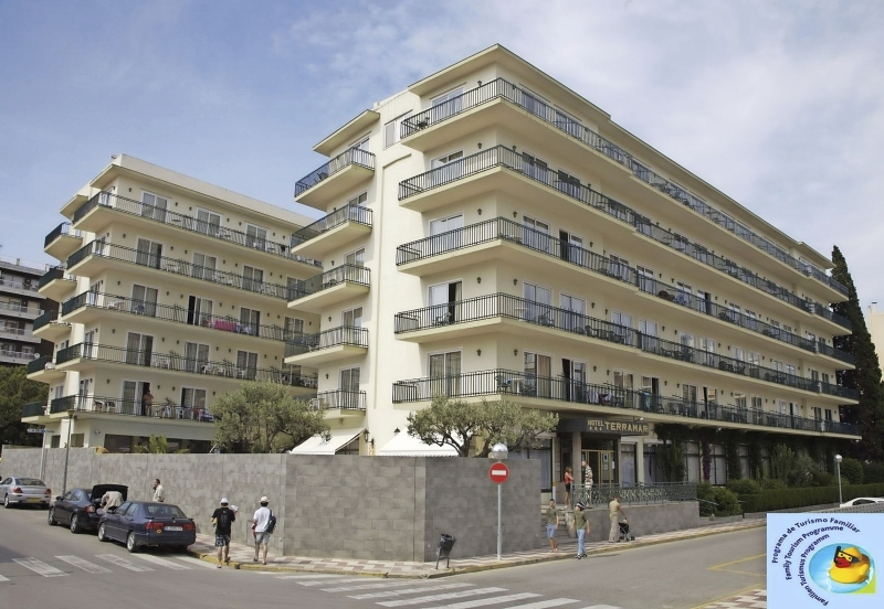 Hotel Terramar Calella Außenansicht Tag