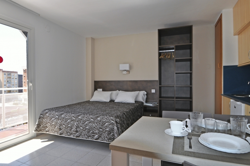 Aparthotel Safari Calella Zimmer Ausstattung